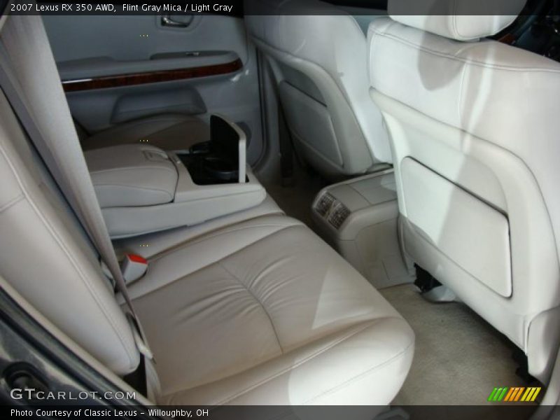 Flint Gray Mica / Light Gray 2007 Lexus RX 350 AWD
