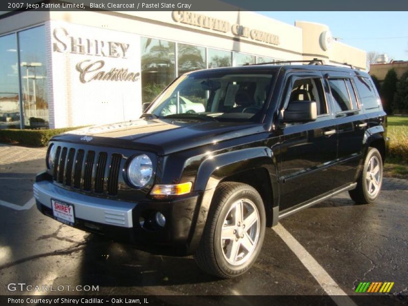 Black Clearcoat / Pastel Slate Gray 2007 Jeep Patriot Limited