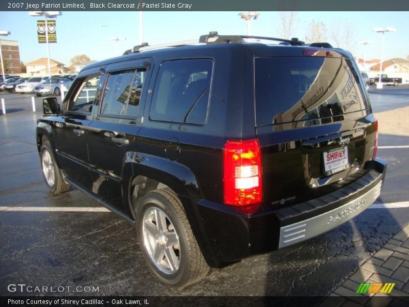 Black Clearcoat / Pastel Slate Gray 2007 Jeep Patriot Limited