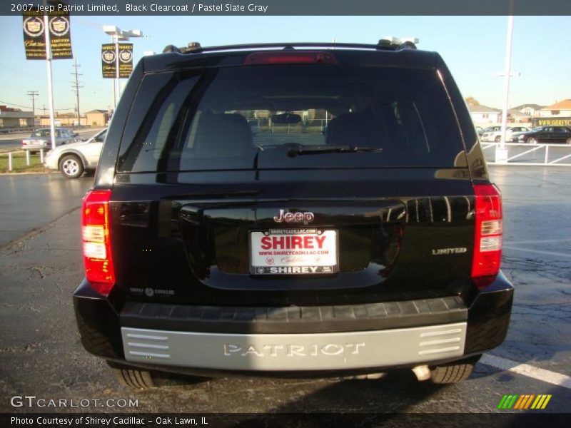 Black Clearcoat / Pastel Slate Gray 2007 Jeep Patriot Limited