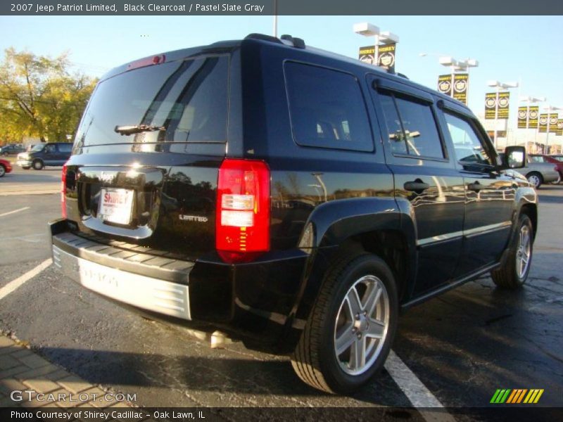 Black Clearcoat / Pastel Slate Gray 2007 Jeep Patriot Limited