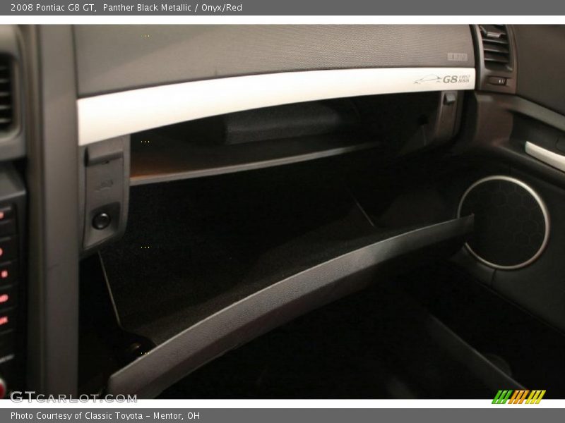 Panther Black Metallic / Onyx/Red 2008 Pontiac G8 GT