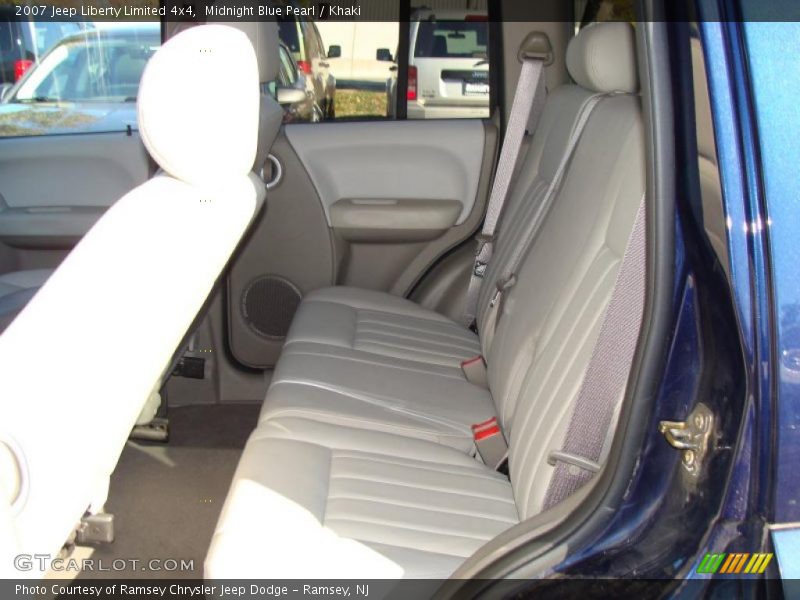 Midnight Blue Pearl / Khaki 2007 Jeep Liberty Limited 4x4