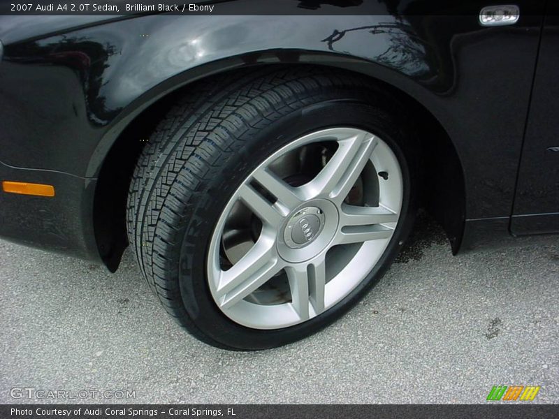 Brilliant Black / Ebony 2007 Audi A4 2.0T Sedan