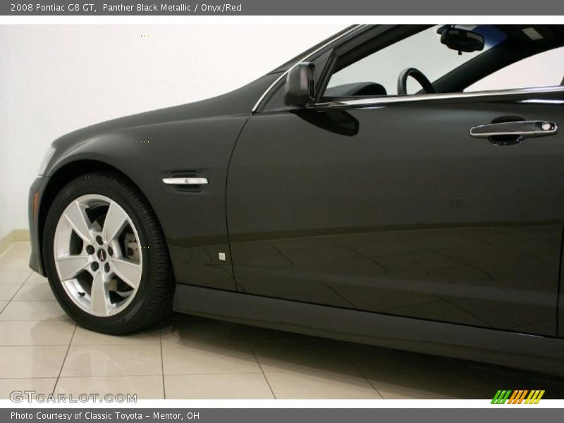 Panther Black Metallic / Onyx/Red 2008 Pontiac G8 GT
