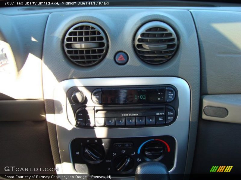 Midnight Blue Pearl / Khaki 2007 Jeep Liberty Limited 4x4