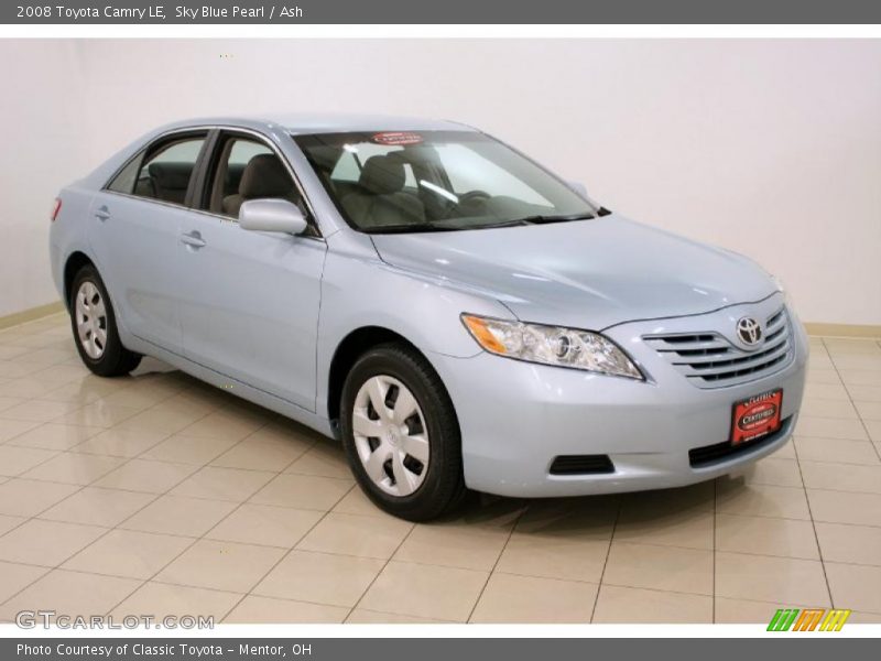 Sky Blue Pearl / Ash 2008 Toyota Camry LE
