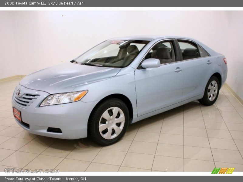 Sky Blue Pearl / Ash 2008 Toyota Camry LE