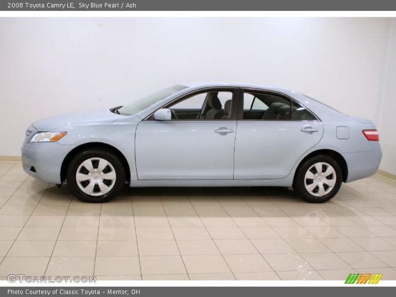Sky Blue Pearl / Ash 2008 Toyota Camry LE