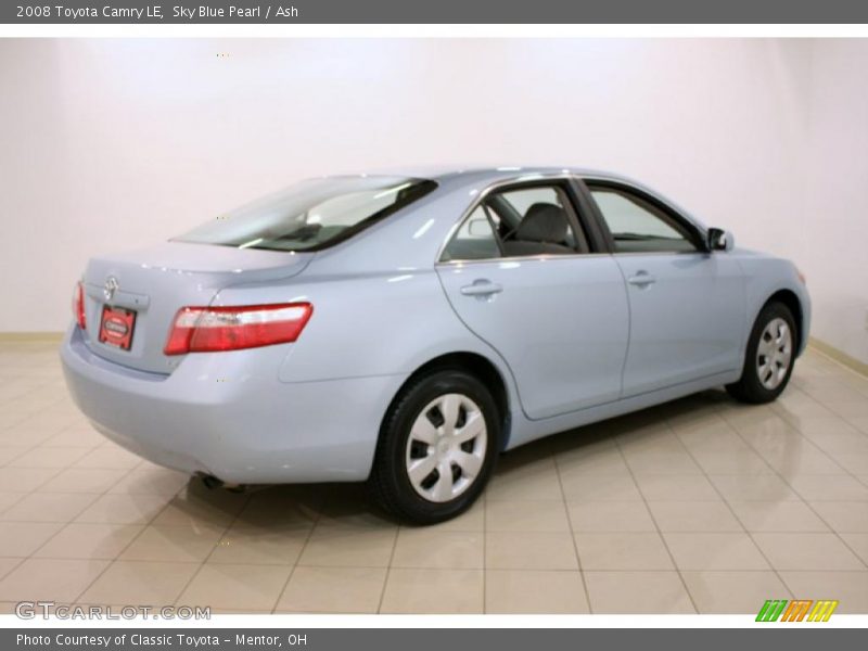 Sky Blue Pearl / Ash 2008 Toyota Camry LE