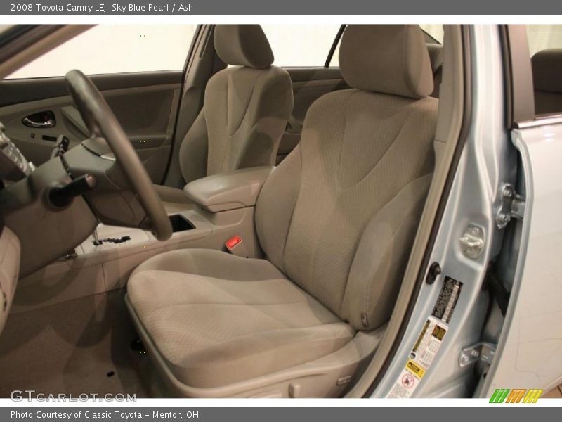 Sky Blue Pearl / Ash 2008 Toyota Camry LE