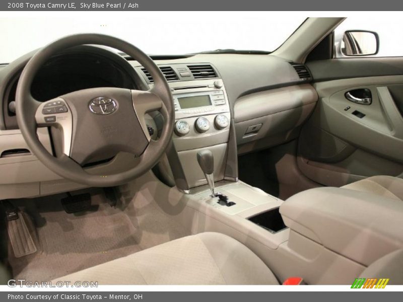 Sky Blue Pearl / Ash 2008 Toyota Camry LE
