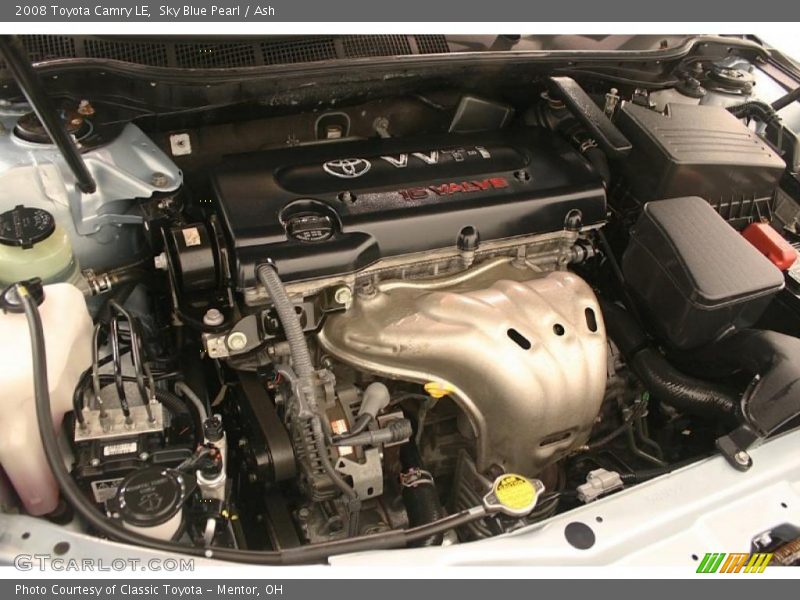Sky Blue Pearl / Ash 2008 Toyota Camry LE