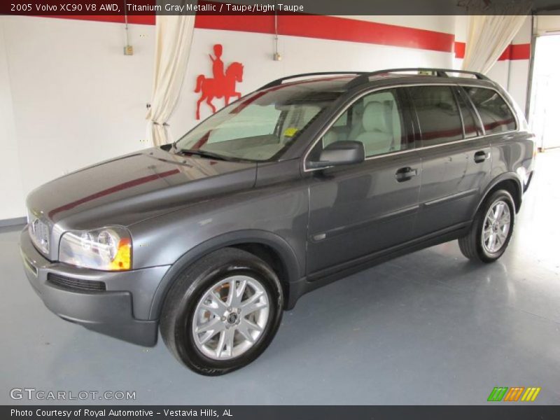 Titanium Gray Metallic / Taupe/Light Taupe 2005 Volvo XC90 V8 AWD