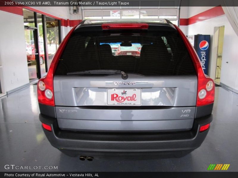 Titanium Gray Metallic / Taupe/Light Taupe 2005 Volvo XC90 V8 AWD