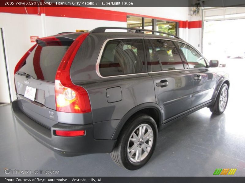 Titanium Gray Metallic / Taupe/Light Taupe 2005 Volvo XC90 V8 AWD