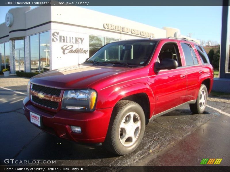 Red Jewel / Ebony 2008 Chevrolet TrailBlazer LT