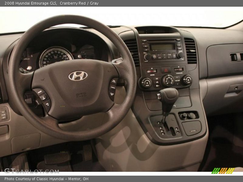 Cranberry Red / Gray 2008 Hyundai Entourage GLS