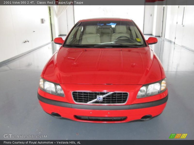 Classic Red / Taupe/Light Taupe 2001 Volvo S60 2.4T