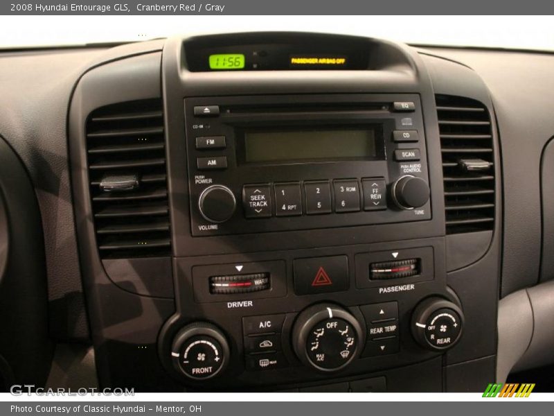 Cranberry Red / Gray 2008 Hyundai Entourage GLS