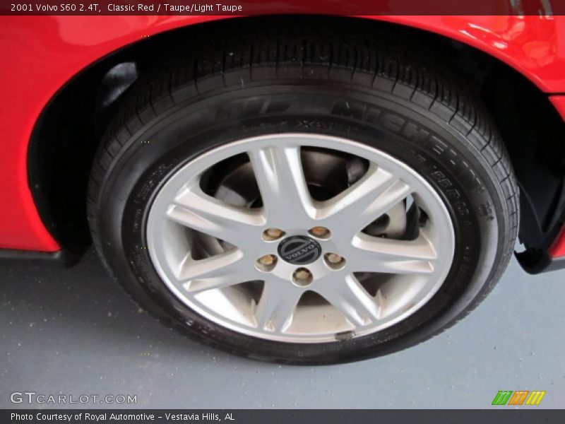 Classic Red / Taupe/Light Taupe 2001 Volvo S60 2.4T