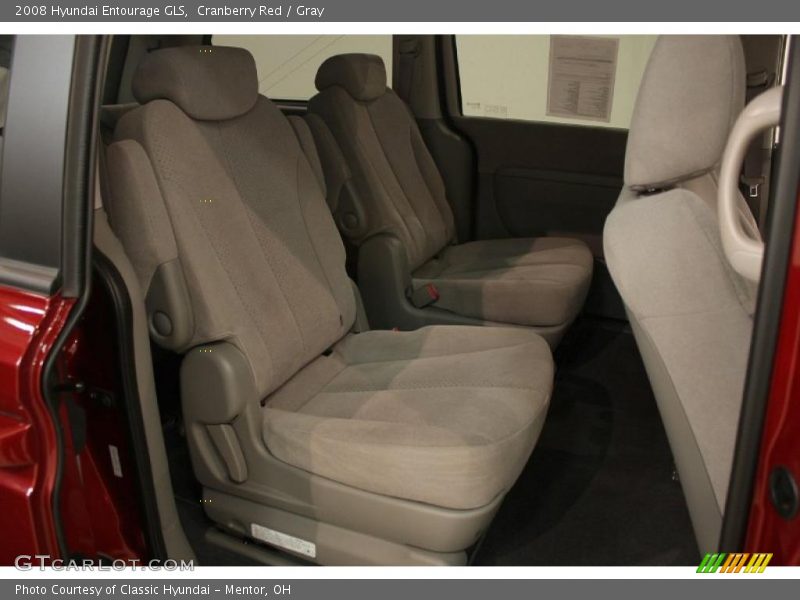 Cranberry Red / Gray 2008 Hyundai Entourage GLS