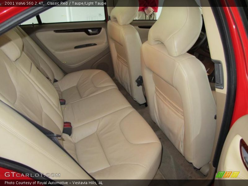 Classic Red / Taupe/Light Taupe 2001 Volvo S60 2.4T
