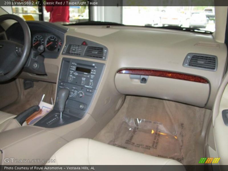 Classic Red / Taupe/Light Taupe 2001 Volvo S60 2.4T