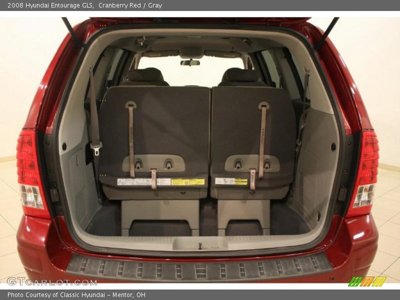 Cranberry Red / Gray 2008 Hyundai Entourage GLS