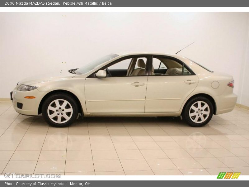 Pebble Ash Metallic / Beige 2006 Mazda MAZDA6 i Sedan