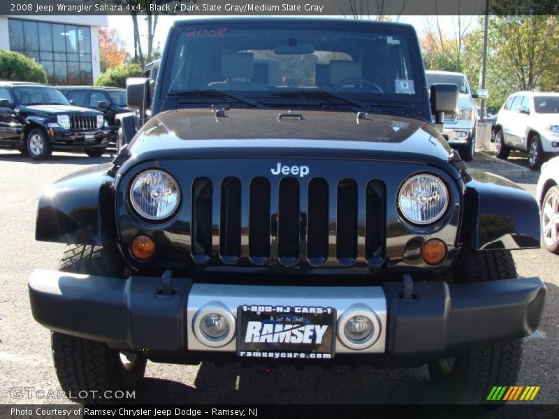 Black / Dark Slate Gray/Medium Slate Gray 2008 Jeep Wrangler Sahara 4x4