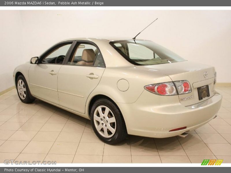 Pebble Ash Metallic / Beige 2006 Mazda MAZDA6 i Sedan