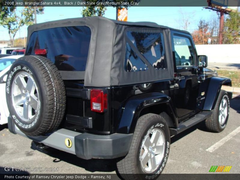 Black / Dark Slate Gray/Medium Slate Gray 2008 Jeep Wrangler Sahara 4x4