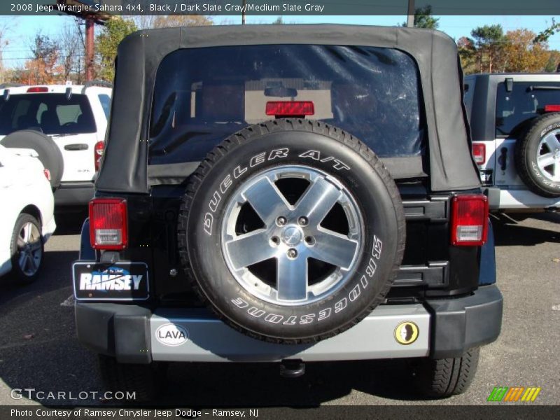 Black / Dark Slate Gray/Medium Slate Gray 2008 Jeep Wrangler Sahara 4x4