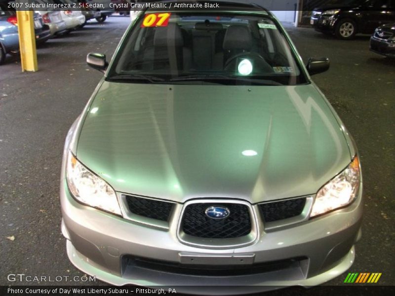 Crystal Gray Metallic / Anthracite Black 2007 Subaru Impreza 2.5i Sedan