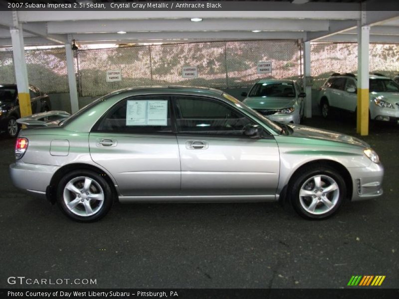 Crystal Gray Metallic / Anthracite Black 2007 Subaru Impreza 2.5i Sedan