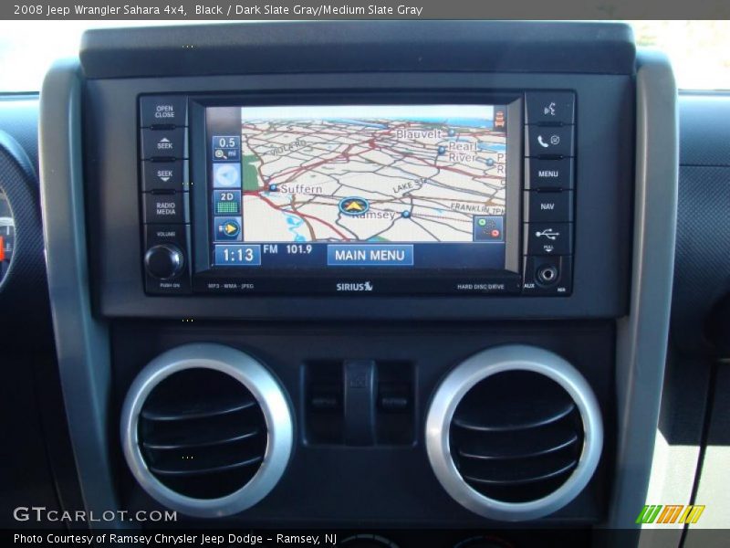 Navigation of 2008 Wrangler Sahara 4x4