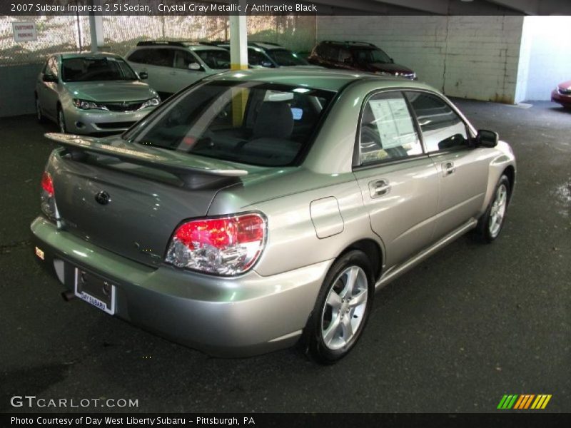 Crystal Gray Metallic / Anthracite Black 2007 Subaru Impreza 2.5i Sedan