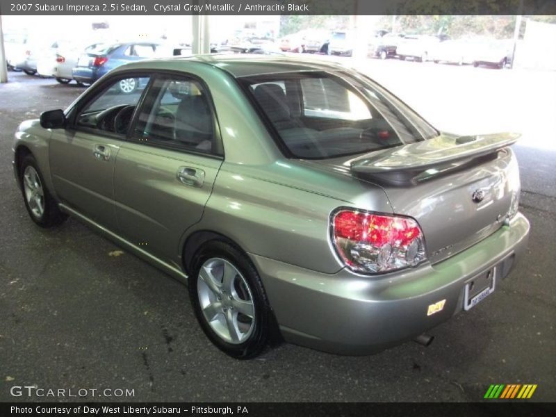 Crystal Gray Metallic / Anthracite Black 2007 Subaru Impreza 2.5i Sedan
