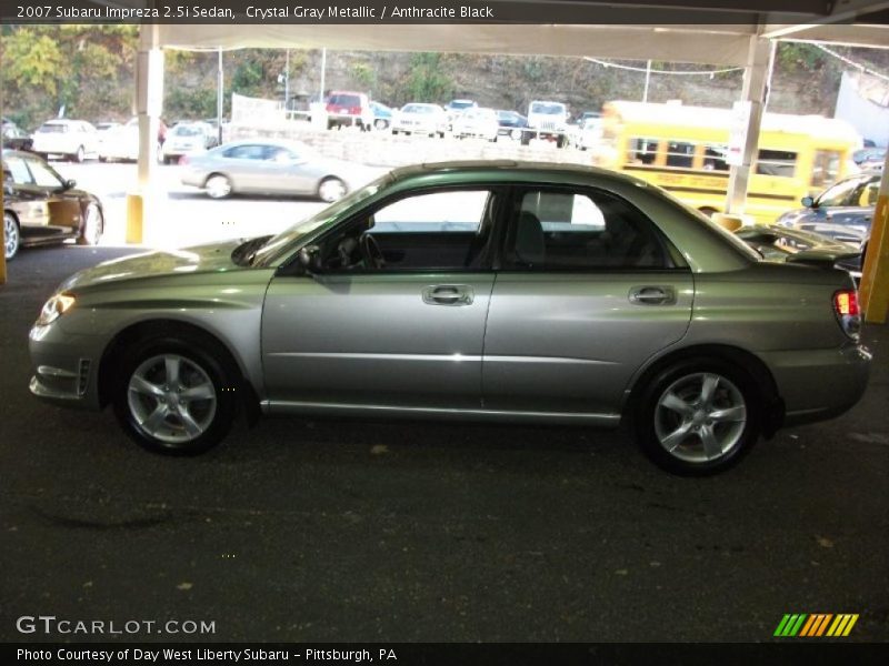 Crystal Gray Metallic / Anthracite Black 2007 Subaru Impreza 2.5i Sedan