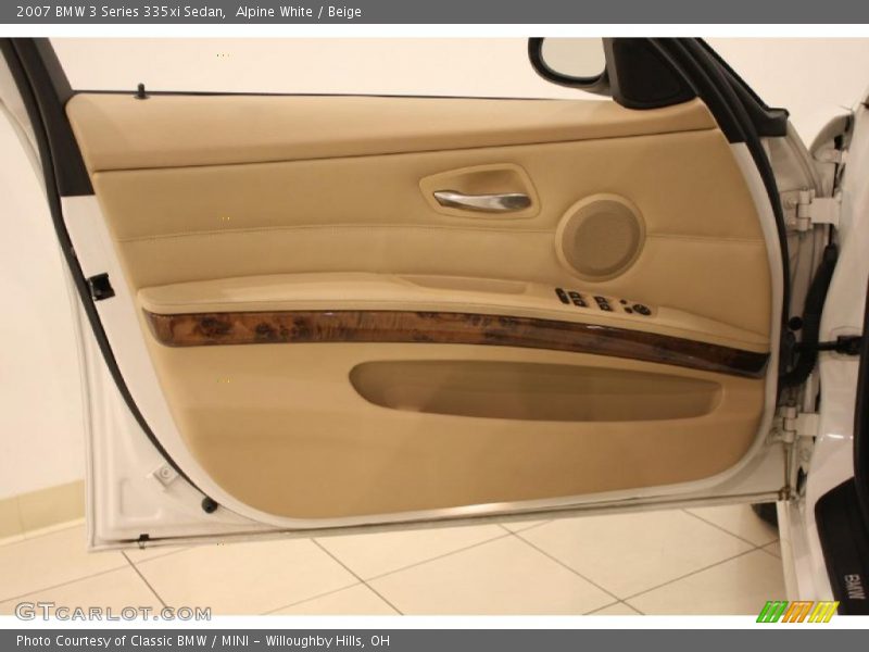 Alpine White / Beige 2007 BMW 3 Series 335xi Sedan