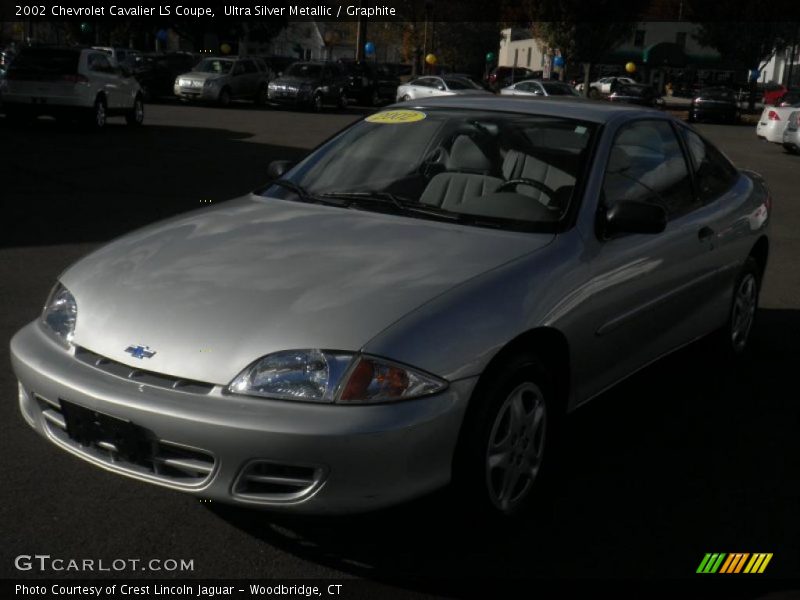 Ultra Silver Metallic / Graphite 2002 Chevrolet Cavalier LS Coupe