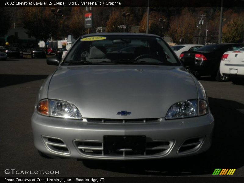 Ultra Silver Metallic / Graphite 2002 Chevrolet Cavalier LS Coupe