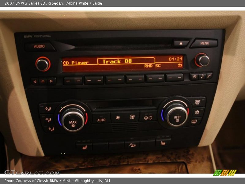 Alpine White / Beige 2007 BMW 3 Series 335xi Sedan