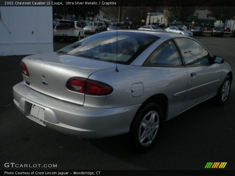 Ultra Silver Metallic / Graphite 2002 Chevrolet Cavalier LS Coupe