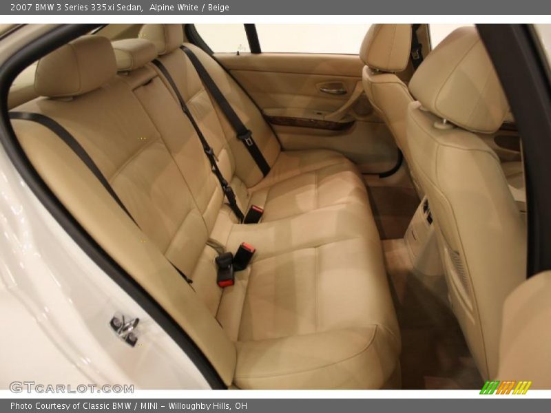 Alpine White / Beige 2007 BMW 3 Series 335xi Sedan