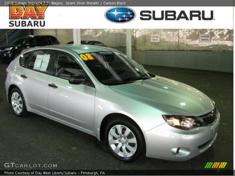 Spark Silver Metallic / Carbon Black 2008 Subaru Impreza 2.5i Wagon