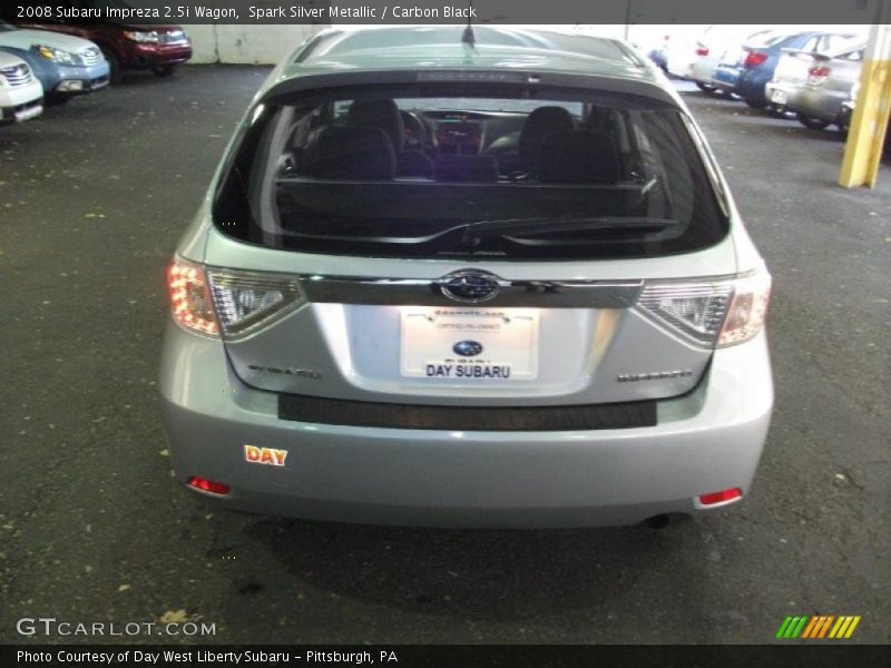 Spark Silver Metallic / Carbon Black 2008 Subaru Impreza 2.5i Wagon