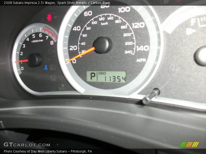 Spark Silver Metallic / Carbon Black 2008 Subaru Impreza 2.5i Wagon