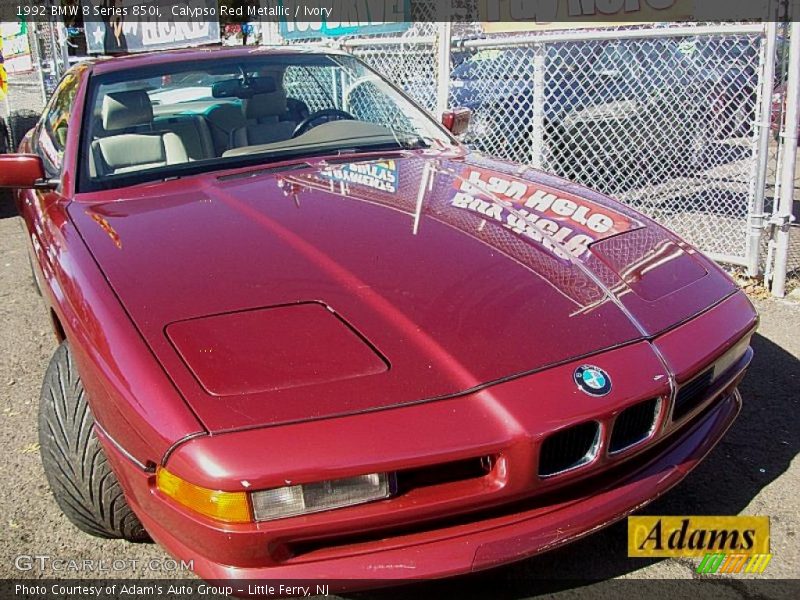  1992 8 Series 850i Calypso Red Metallic